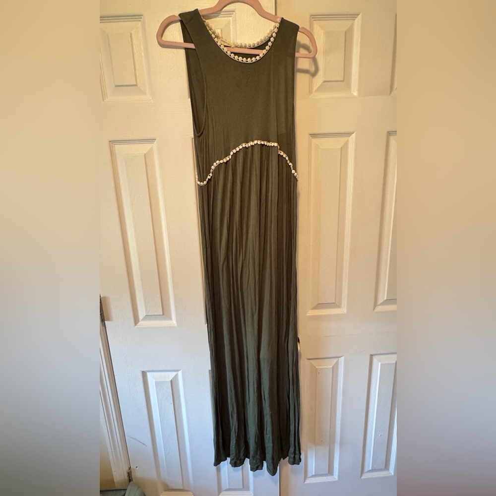 Twenty Second Olive Green Maxi Dress